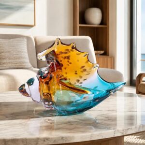 Hand-Blown-Conch-Shell-Sculpture