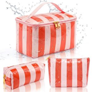 Striped-Cosmetic-Makeup-Bags